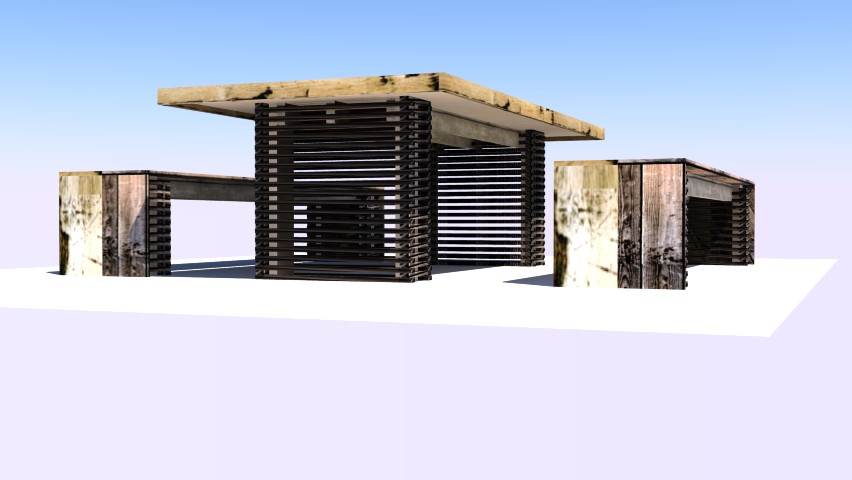 SLAT Dining Table Concept